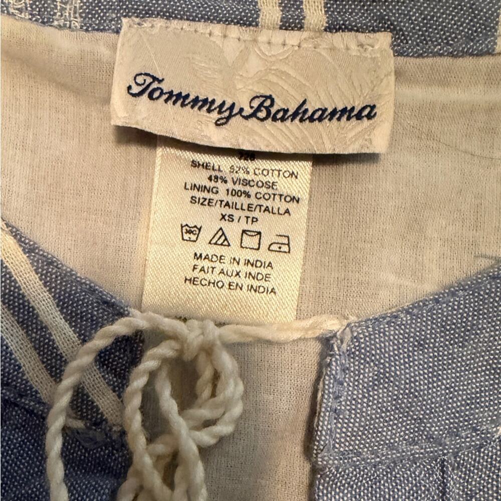Tommy Bahama Blue and White Striped Dress - Picture 4 of 7